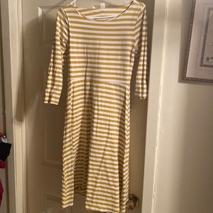 Cute mustard and white dress